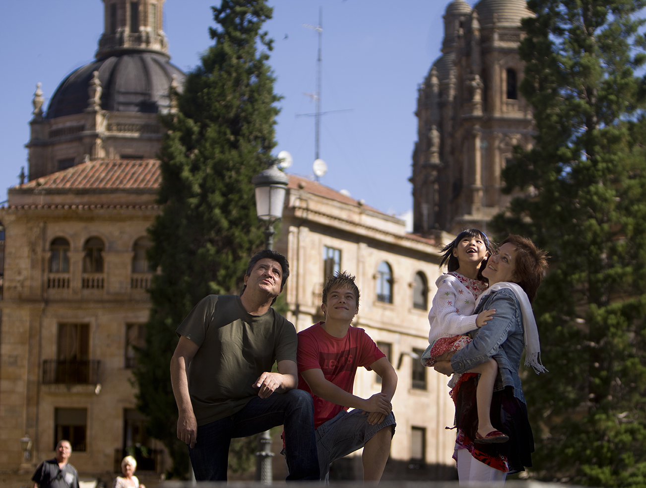 En familia